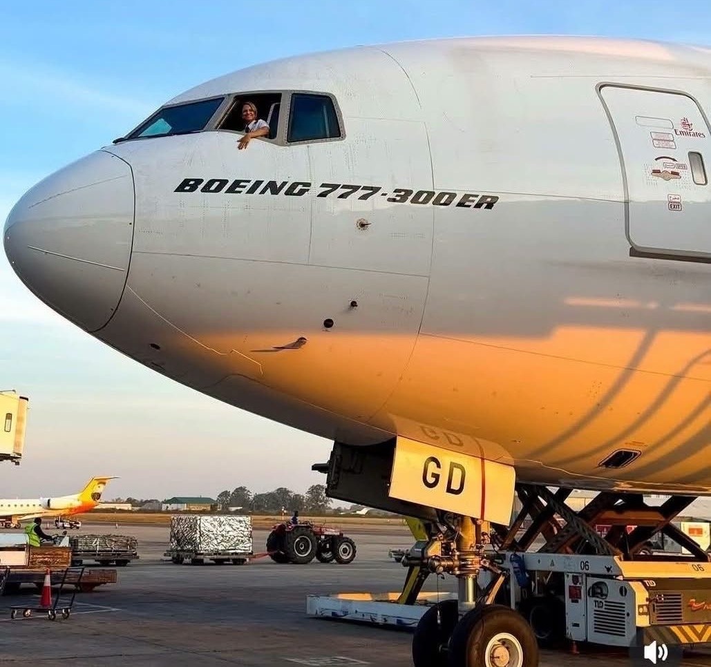 Zimbabwe's sky princess, Captain Merna Cremer, takes command of an Emirates Boeing 777, inspiring not only her homeland but the entire Southern African region and African continent with her remarkable achievement and proving that African talent continues to soar on the global stage.