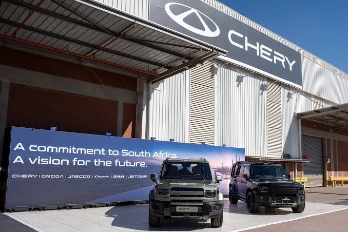 Chinese automaker, Chery establishes car plant in South Africa to boost the country's economy.