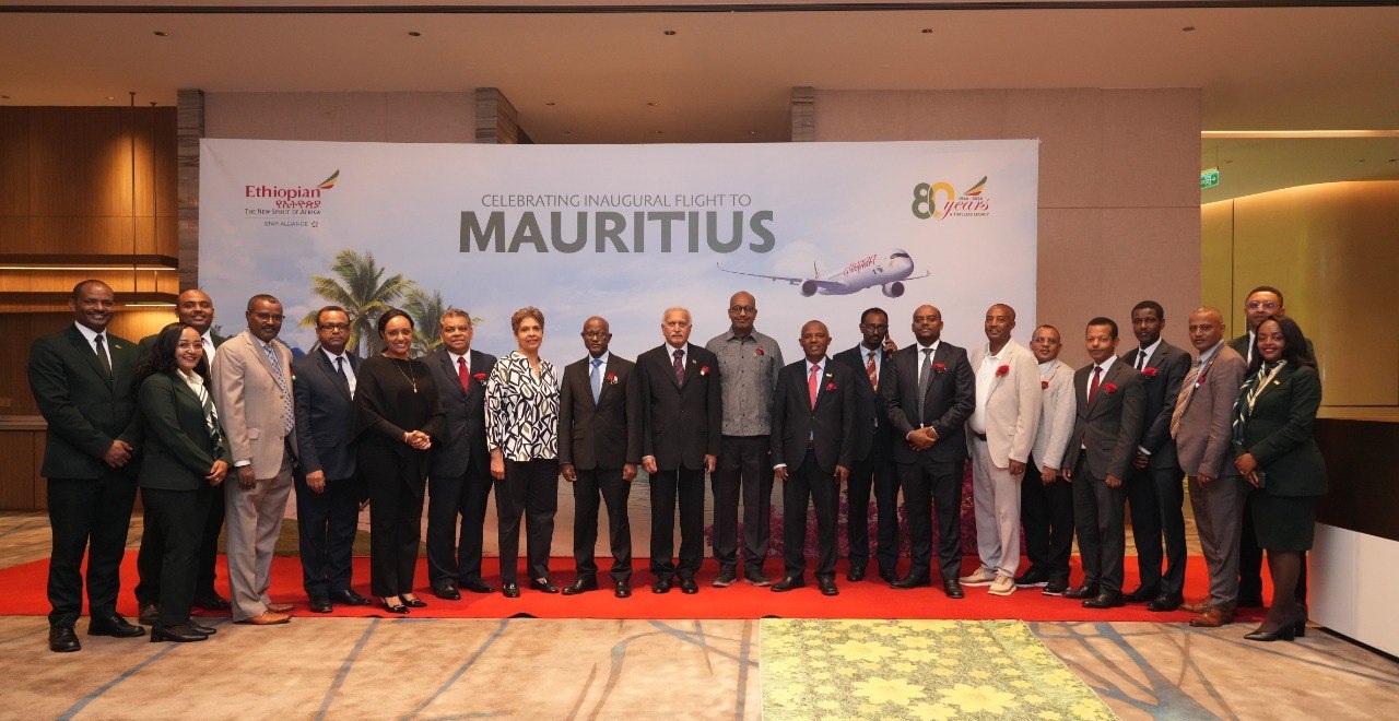 Ethiopian Airways flies to Mauritius